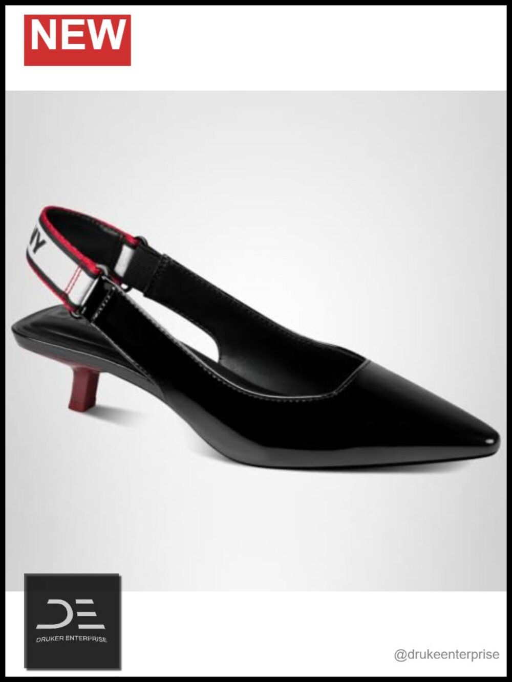 Nolene Slingback Pointed Toe Kitten Heel Women's Pump